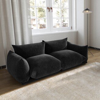 INSEUS Sectional Sofa Chenille Velvet Sofa Couch Loveseat.