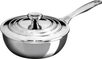 Stainless Steel 2-Qt. Saucier Pan with Lid