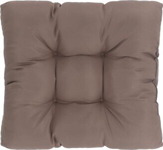 Pallet Cushion Taupe 19.7x19.7x4.7 Fabric - 19.7 x 19.7