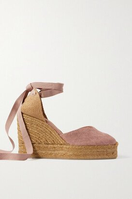 Net Sustain Chiara 80 Canvas Wedge Espadrilles - Blush