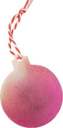 By Shax Pink / Purple Christmas Blush Bauble Ornament