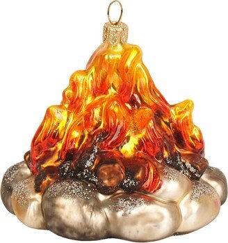 Glass Campfire Tree Decoration