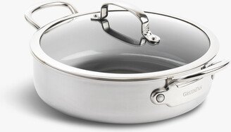 Premiere 3 Ply Stainless Steel Evershine Skillet 26cm