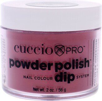 Pro Powder Polish Nail Colour Dip System - Deep Rose by Cuccio Colour for Women - 1.6 oz Nail Powder