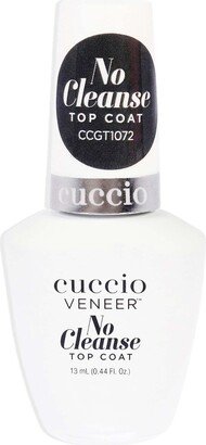 Pro No Cleanse Top Coat by Cuccio Colour for Women - 0.5 oz Nail Polish