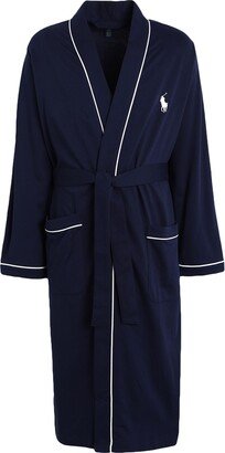 Dressing Gown Or Bathrobe Navy Blue