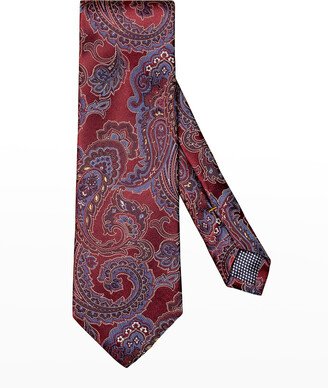 Men's Paisley Silk Tie-AB