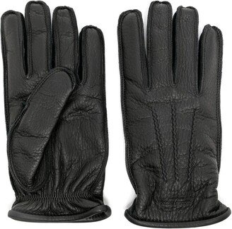 Grained Leather Gloves-AB