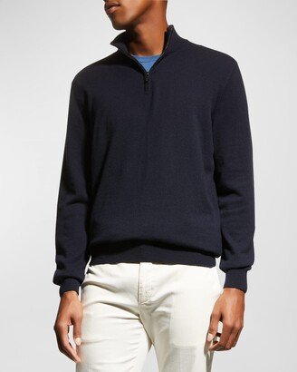 Men's Classic Baby Cashmere Mezzocollo Sweater