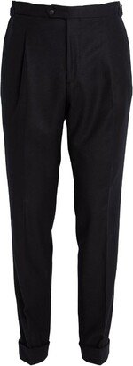 Saman Amel Wool-Cashmere Tailored Trousers