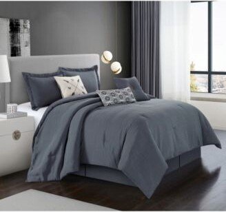 Nanshing Chandler 7 Piece Grey Comforter Set