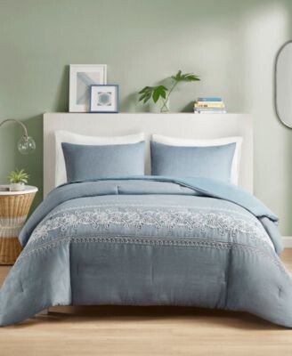 Bree Embroidered Comforter Set Collection