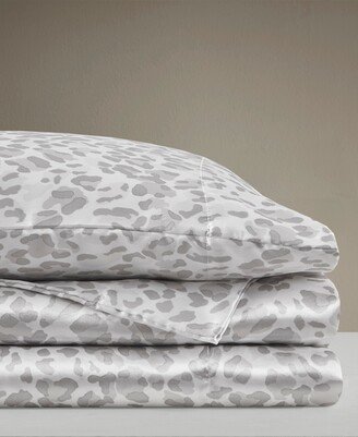 Madison Park Essentials Printed Satin Sheet Set, Full