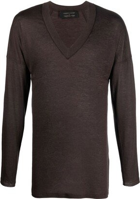 Atu Body Couture x Tessitura V-neck pullover jumper