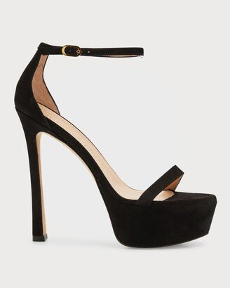 Nudistcurve Hollywood Ankle-Strap Platform Sandals