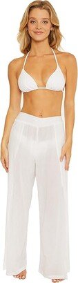 Tanzania Scarf Tie Pant (White) Women's Swimwear