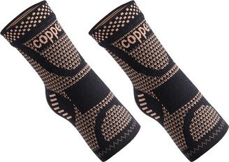 Unique Bargains Unique Bargain Ankle Brace Achille Tendon Support Ankle Compreion Sleeve Sock 1 Pair S