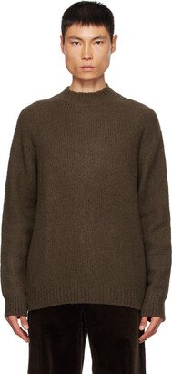 De Bonne Facture Brown Mock Neck Sweater