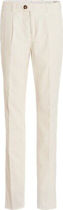 Corduroy Straight-Leg Pants