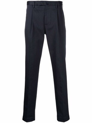 Mid-Rise Straight-Leg Trousers-DZ