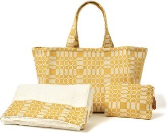 Cabana Lecce geometric-print beach set