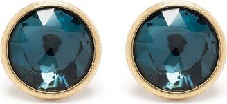 18kt Yellow Gold Topaz Stud Earrings