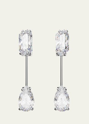 Mesmera Mixed-Cut Crystal Bar Earrings