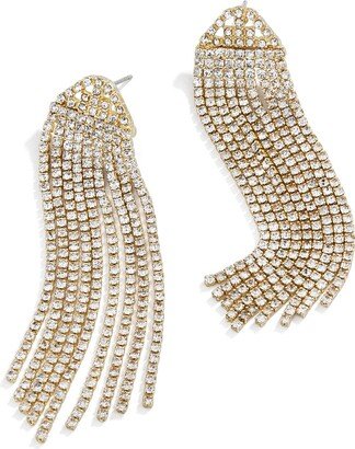 Deirdre Crystal Fringe Drop Earrings