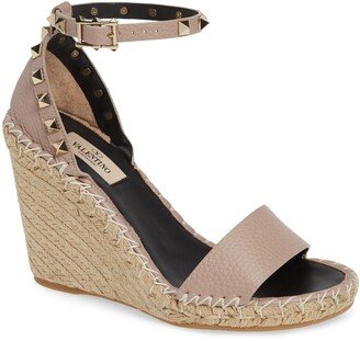 Rockstud Espadrille Wedge