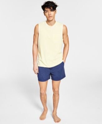 Sun Stone Mens Knit Pajama Tank Short Set