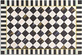 Mackenzie-Childs Courtly Check Floor Mat, 2' x 3'