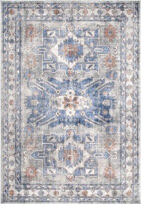 Vintage Rebecca Floral Area Rug, 4' x 6', Blue