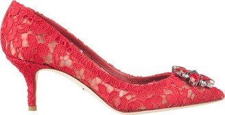 Bellucci Lace Embellished Pumps-AA