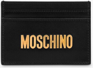 Metallic Logo Card Wallet