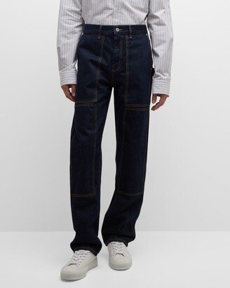 Men's Straight-Leg Carpenter Jeans