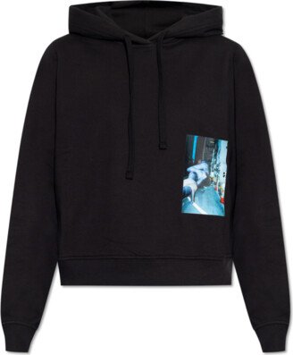 ‘F-REGGY-HOOD-L2’ Hoodie - Black