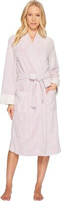 N by Natori N Natori Brushed Terry Nirvana Robe (Royal Purple) Women's Robe