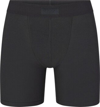 Skims Cotton Mens 5 Boxer Brief | Onyx