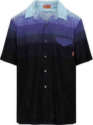 Buttoned Short-Sleeved Shirt-AA