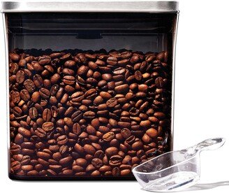 Steel Pop 1.7-Qt. Coffee Storage Container with Scoop