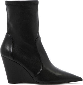 Stuart Wedge 85 Sock ankle boots