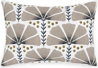 Outdoor Pillows: Juliet - Beige Outdoor Pillow, 14X20, Single Sided, Beige