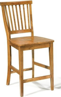 Arts and Crafts Counter Height Barstool Hardwood/Cottage Oak