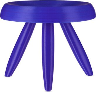 temporary.company SSENSE Exclusive Blue CP 1 Stool