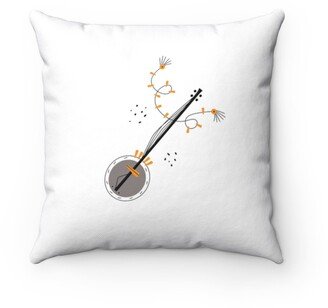 Music Instrument Banjo Pillow - Throw Custom Cover Gift Idea Room Decor