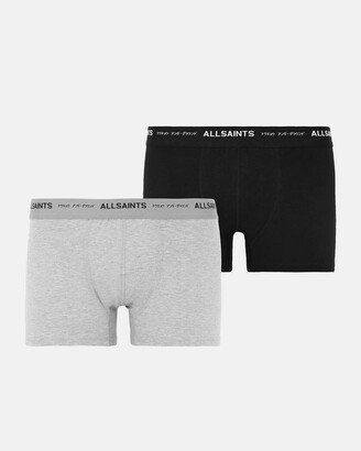 Underground Boxers 2 Pack - Gry Mrl/jet Blk