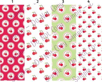 Clear Cast Pen Wraps | Cherries Wrap Epoxy Set Glitter Decal