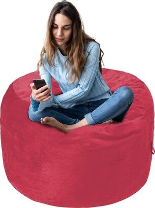 Amazon Basics Memory Foam Filled Bean Bag Chair With Microfiber Cover