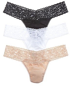 Cotton with a Conscience Low-Rise Thongs, Set of 3