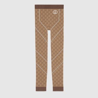 GG jersey jacquard leggings